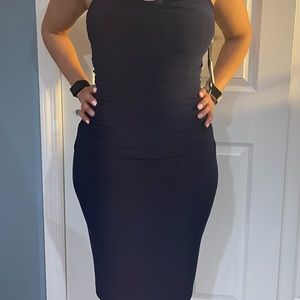 Navy laundry shell dress